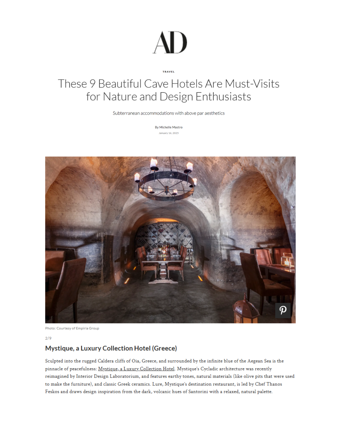Architectural Digest (US) – January 2025